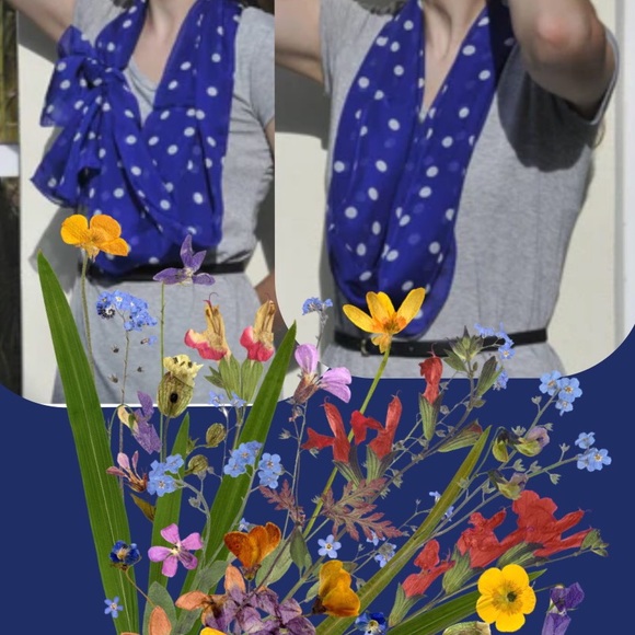 Bright Cheerful Abstract Oblong Scarf VTG - Picture 12 of 12